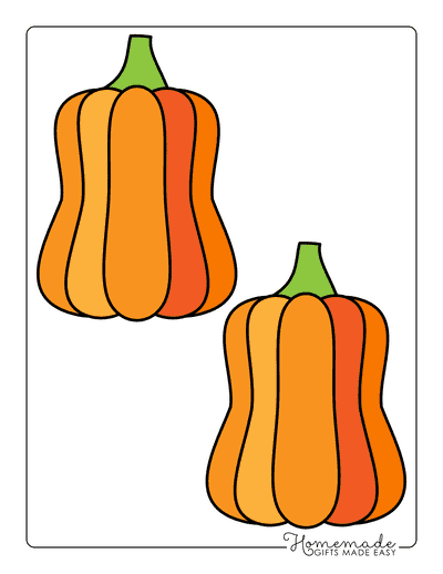 Pumpkin Outline 5 Medium Color