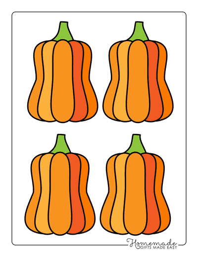 Pumpkin Outline 5 Small Color