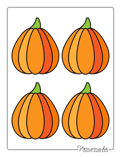 Pumpkin Outline 6 Small Color