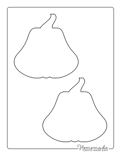 Pumpkin Outline 7 Medium Blank