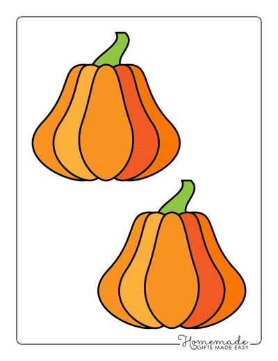 Pumpkin Outline 7 Medium Color