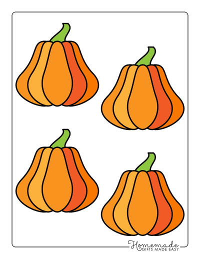 Pumpkin Outline 7 Small Color