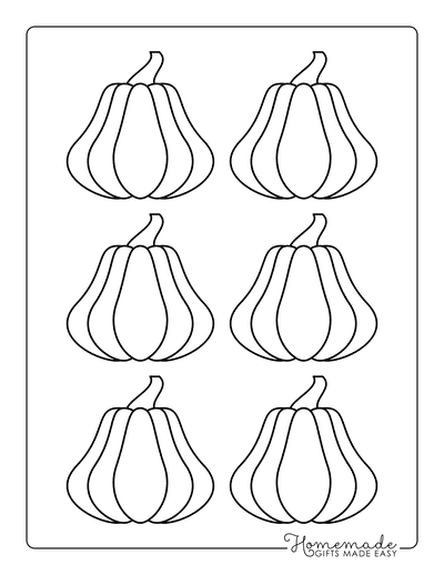 Pumpkin Outline 7 Xsmall Template