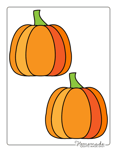 Pumpkin Outline 8 Medium Color