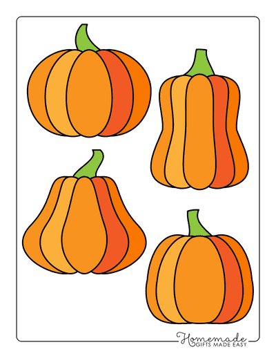 Pumpkin Outline Assorted 1 Color