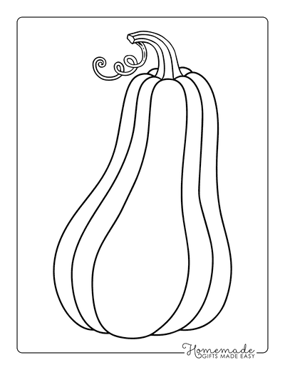Pumpkin Template Printable With Vine Large Template