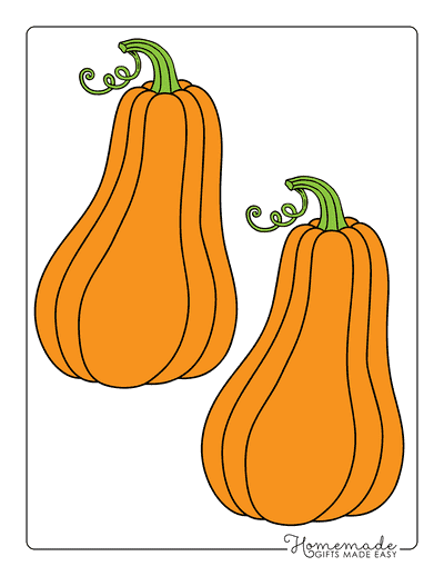 Pumpkin Template Printable With Vine Medium Color