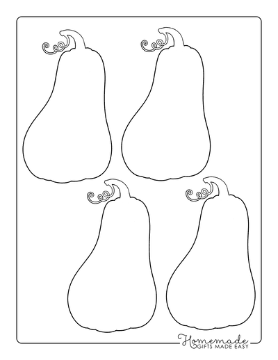 Pumpkin Template Printable With Vine Small Blank