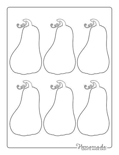 Pumpkin Template Printable With Vine Xsmall Blank