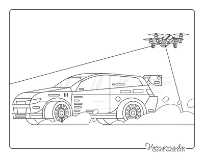 Race Car Coloring Pages Simple Cool Rally Race Car Outline for Kids