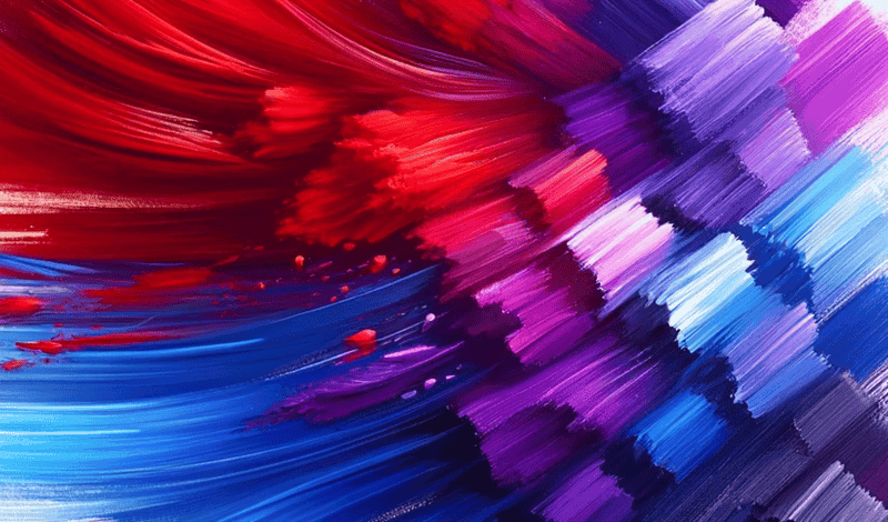red and blue make purple blending paints and pigments