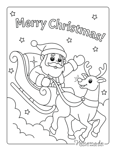 Drawings To Paint & Colour Christmas - Print Design 112