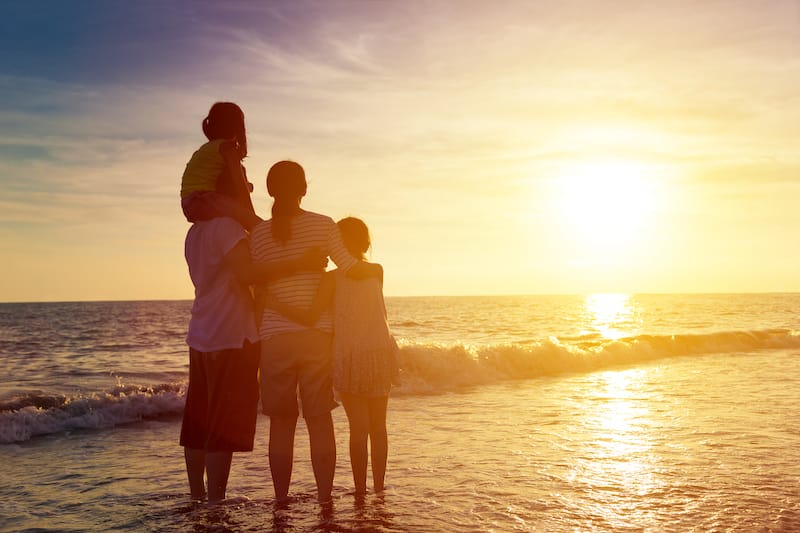 religious birthday wishes beach sunset mood image