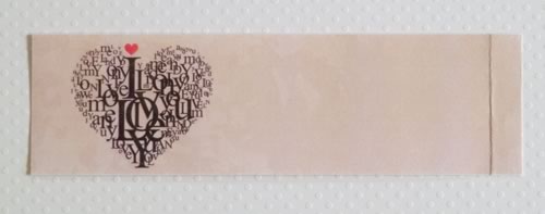 romantic coupons booklet cover assembly