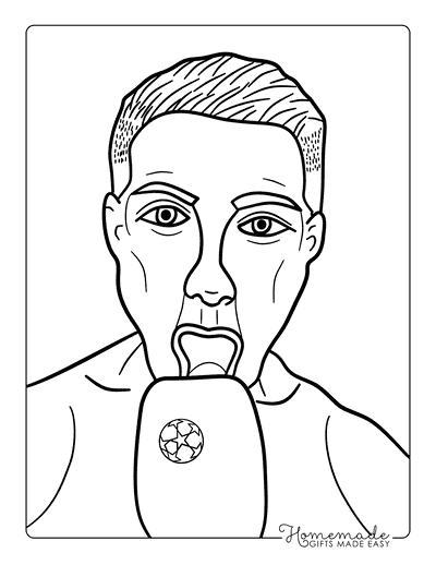 Ronaldo Coloring Pages Funny Cristiano Ronaldo Siuuu Interview Meme