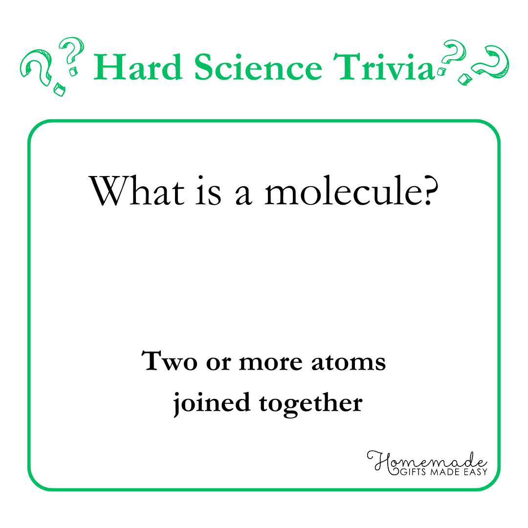 Science Trivia Questions