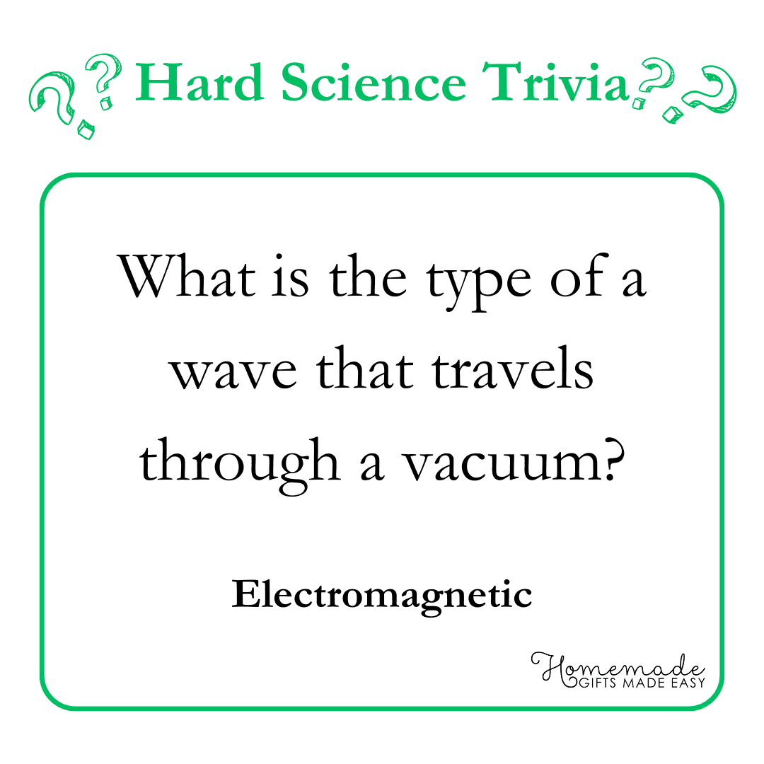 Science Trivia Questions