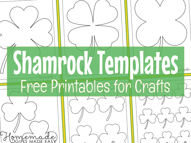free printable shamrock templates