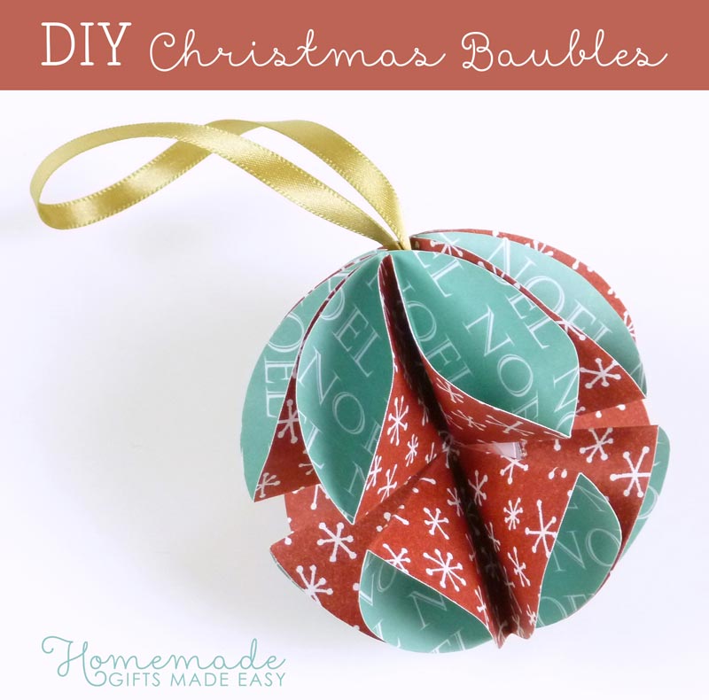  Simple  Homemade  Christmas  Ornaments 