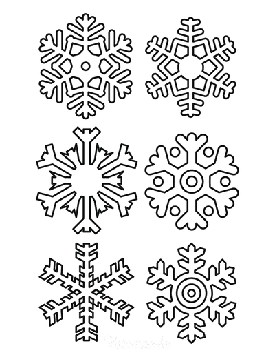 Paper Snowflake Templates, Free Printable Templates & Coloring Pages, FirstPalette.com