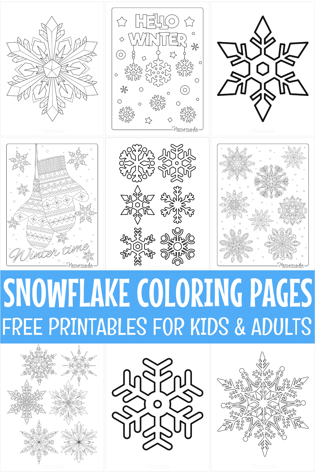 101 Best Snowflake Coloring Pages Free Printable Pdf Templates