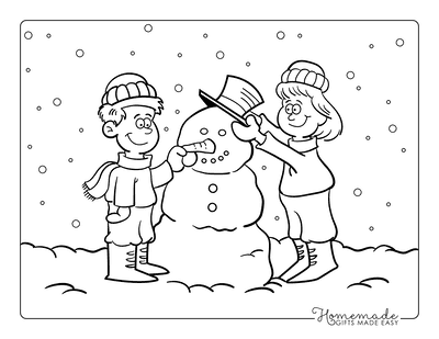 60 Best Snowman Coloring Pages For Kids Free Printables