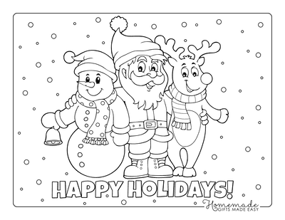 60 Best Snowman Coloring Pages For Kids Free Printables