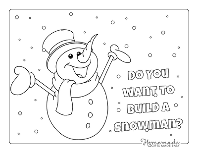 60 best snowman coloring pages for kids  free printables