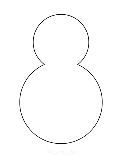 snowman printable template