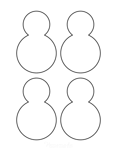 snowman printable template