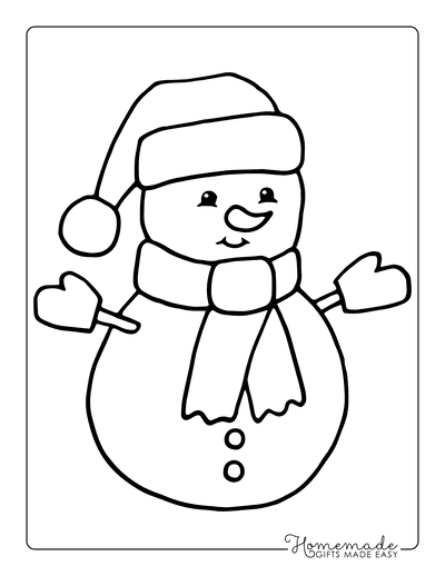 Snowman Drawing: Cute, Easy Instructions - Drawings Of...