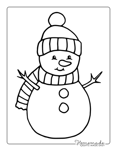 Free Printable Snowman Templates for Crafts