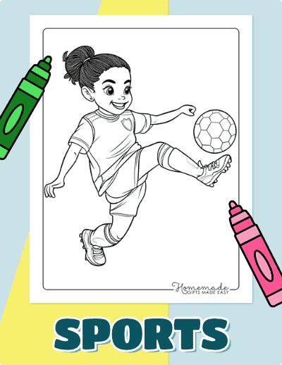 Sports Coloring Pages