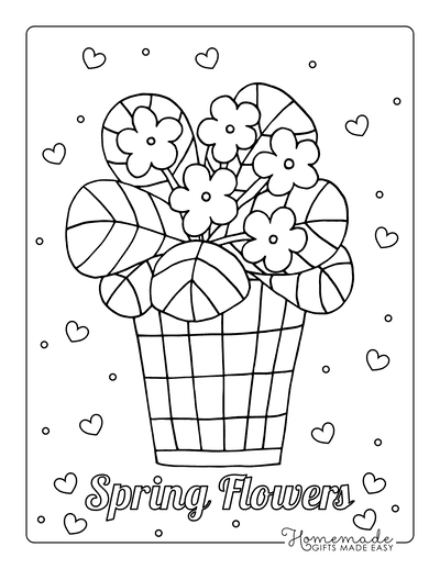 Free Flower Coloring Pages For Kids