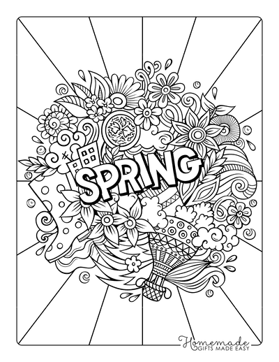 Free Printable Spring Coloring Pages