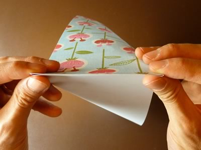 origami envelope squash z flat