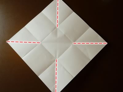 origami envelope fold in half diagonally