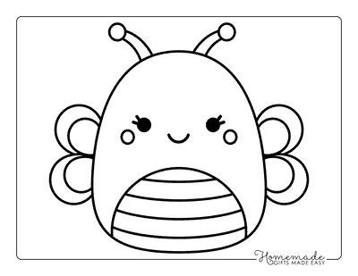 Squishmallow Coloring Pages Animal Squishmallows Butterfly Squishmallow