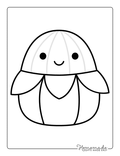 Squishmallow Coloring Pages Food Squishmallows Banana Squishmallow