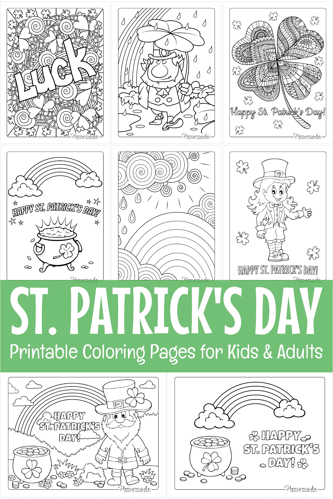 20 St. Patrick's Day Coloring Pages   Free Printable PDFs