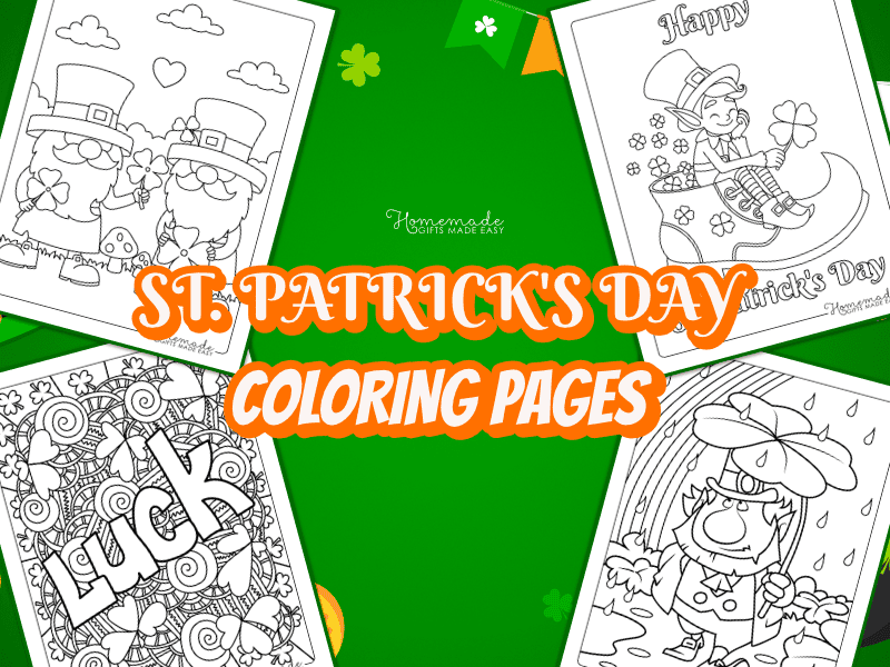 free st patrick's day coloring pages