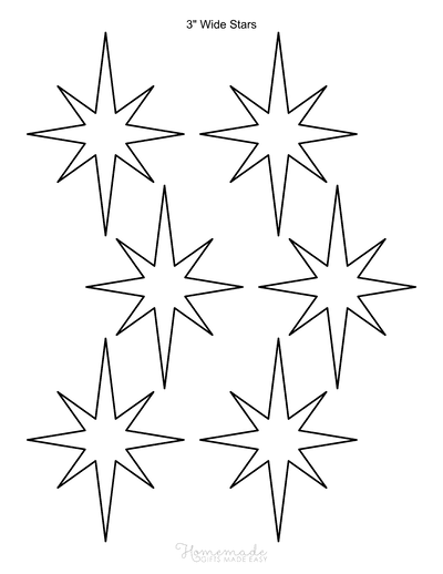 Star Shape Stencil