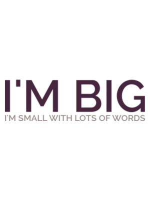 big vs small text