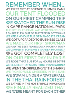 personalised poster preview