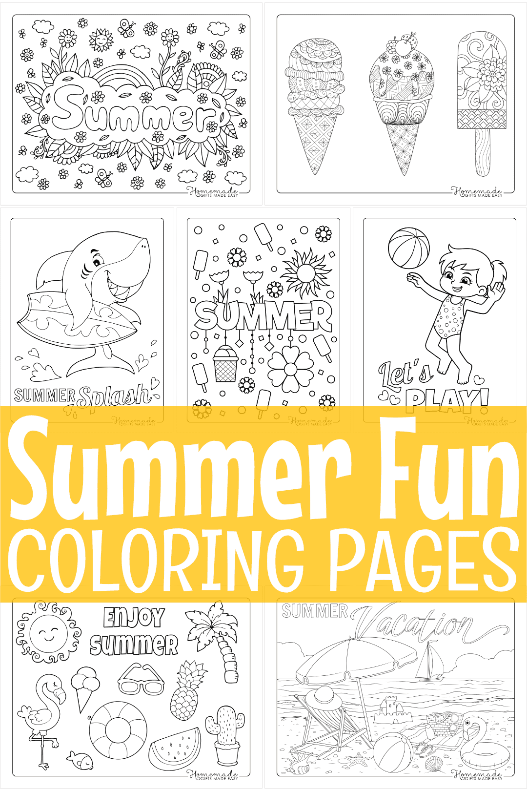 Coloring Poster, Giant Coloring Poster, Doodle, Doodle Coloring, Coloring  for Kids, Fun Kids Activities, Color, Summer Activities 