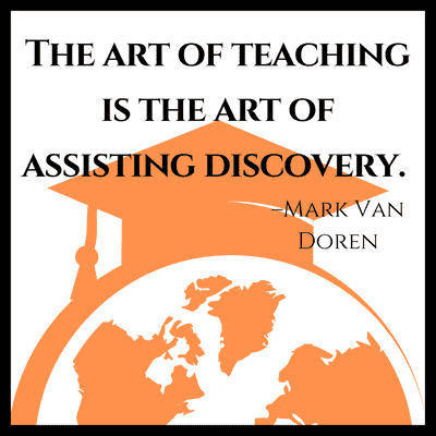 Teacher Appreciation Cards Art of Teaching Graduate Card