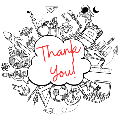 Teacher Appreciation Cards School Days Thank You