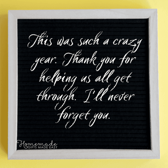 thank you messages for teacher I'll never forget you