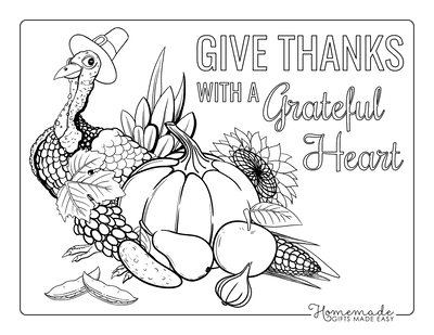 Thanksgiving Coloring Pages Turkey Hat Harvest