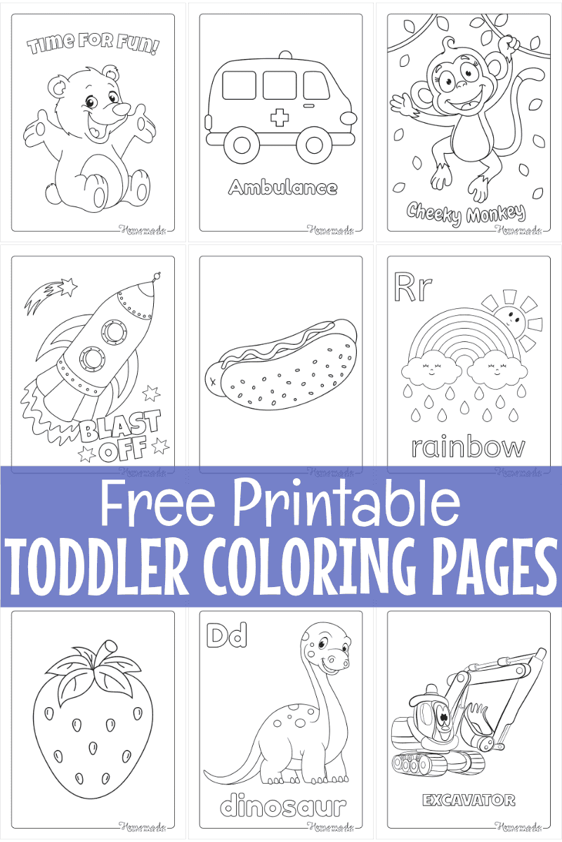 toddler coloring pages